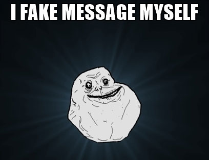 fake messaging
