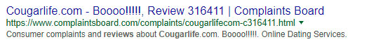 cougarlifereview-complaints-board