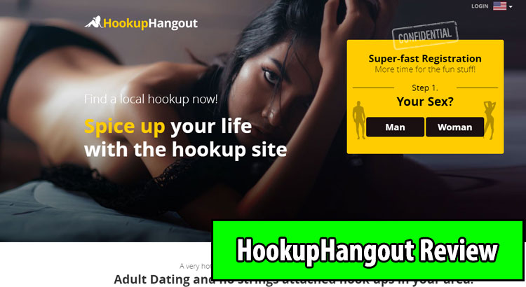 HookupHangout.com homepage