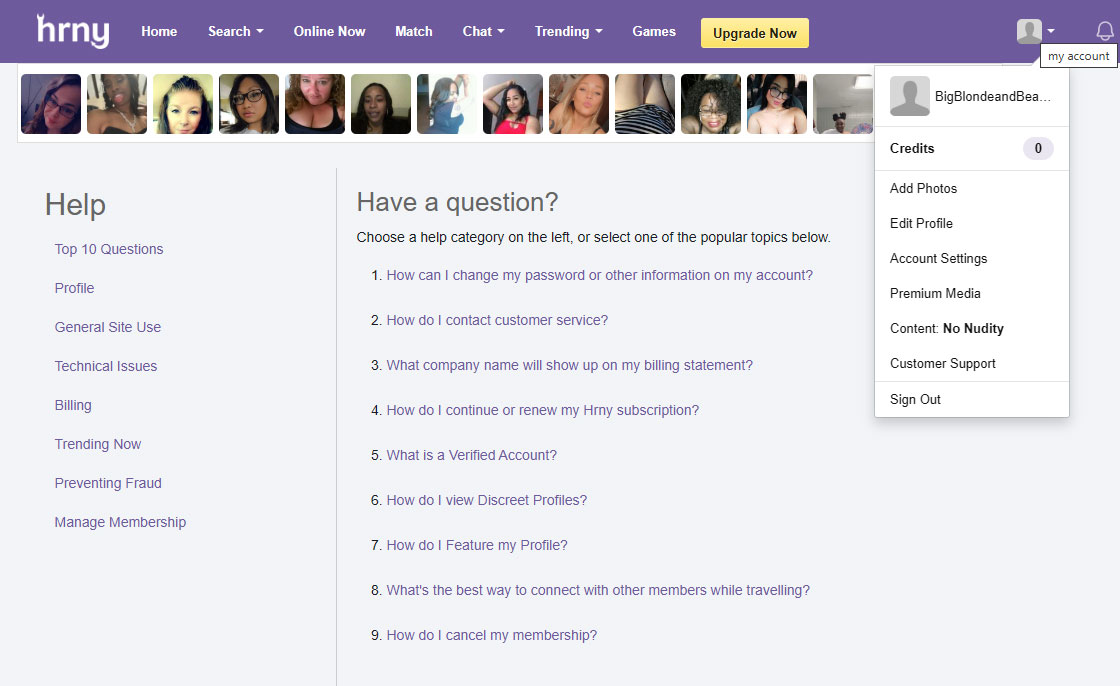 hrny faqs